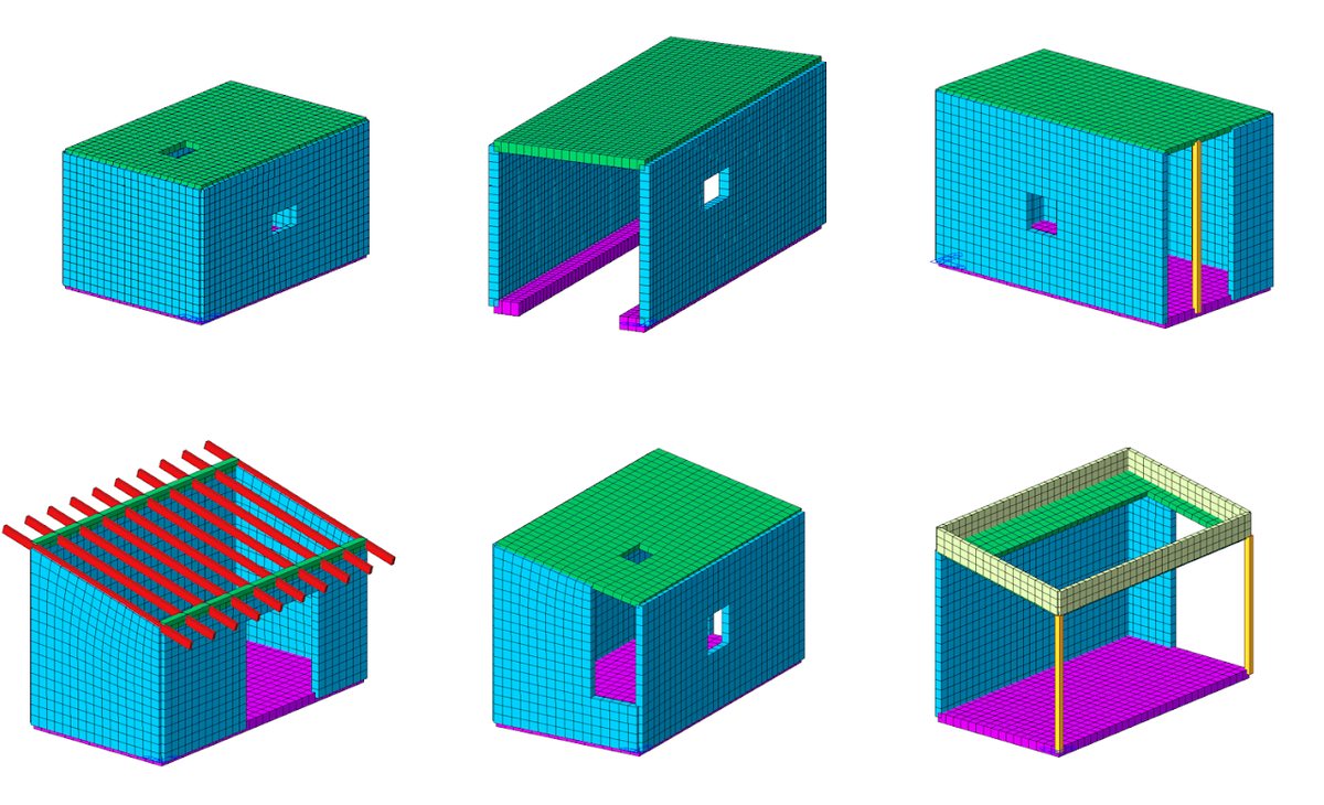 Modello 3D di strutture scatolari